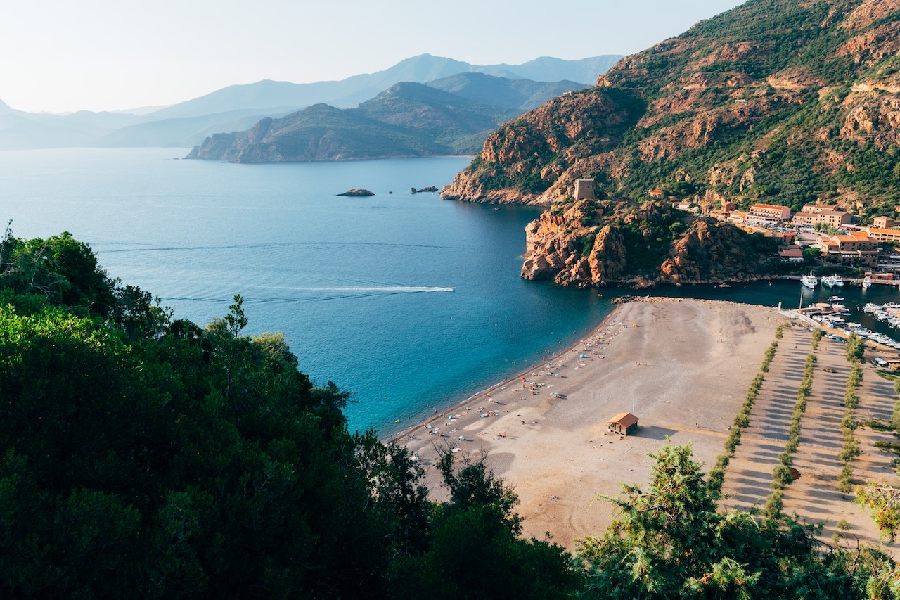 Image d'une plage Corse